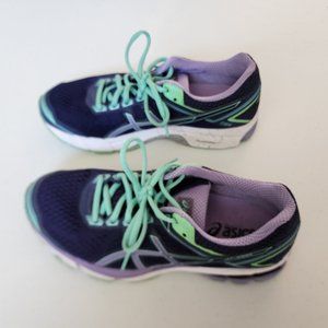 Asics Women's Walking Tennis Shoes Duomax GT-1000 Purple and Green Size 8